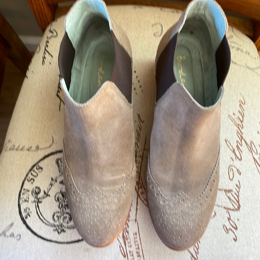 Boden suede booties
